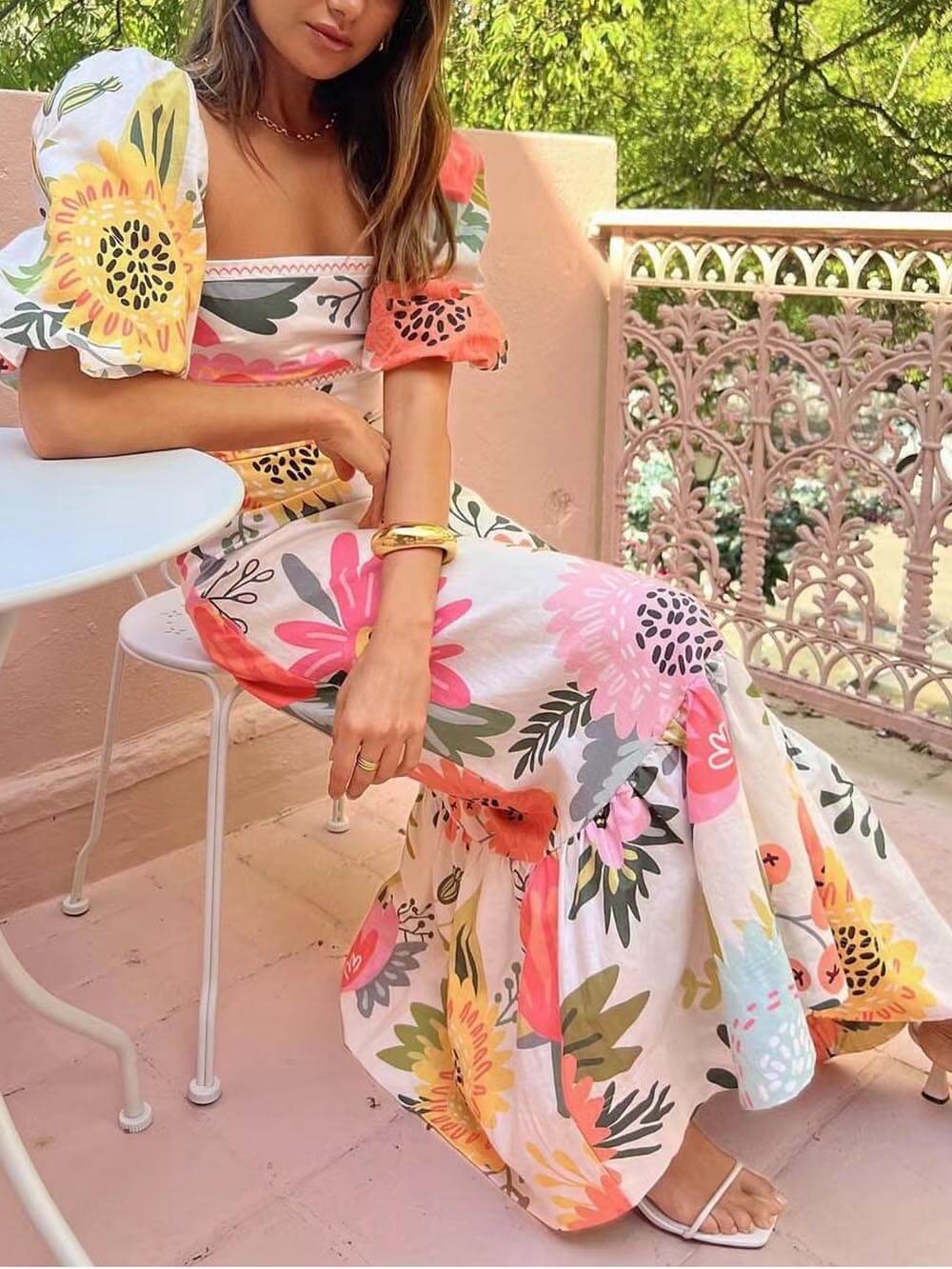 Nordlys™ | Printed Maxi Dress