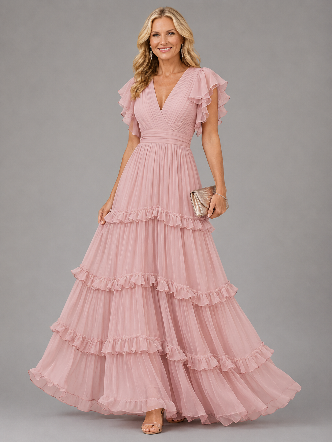 Severine | Layered Ruffle Dress
