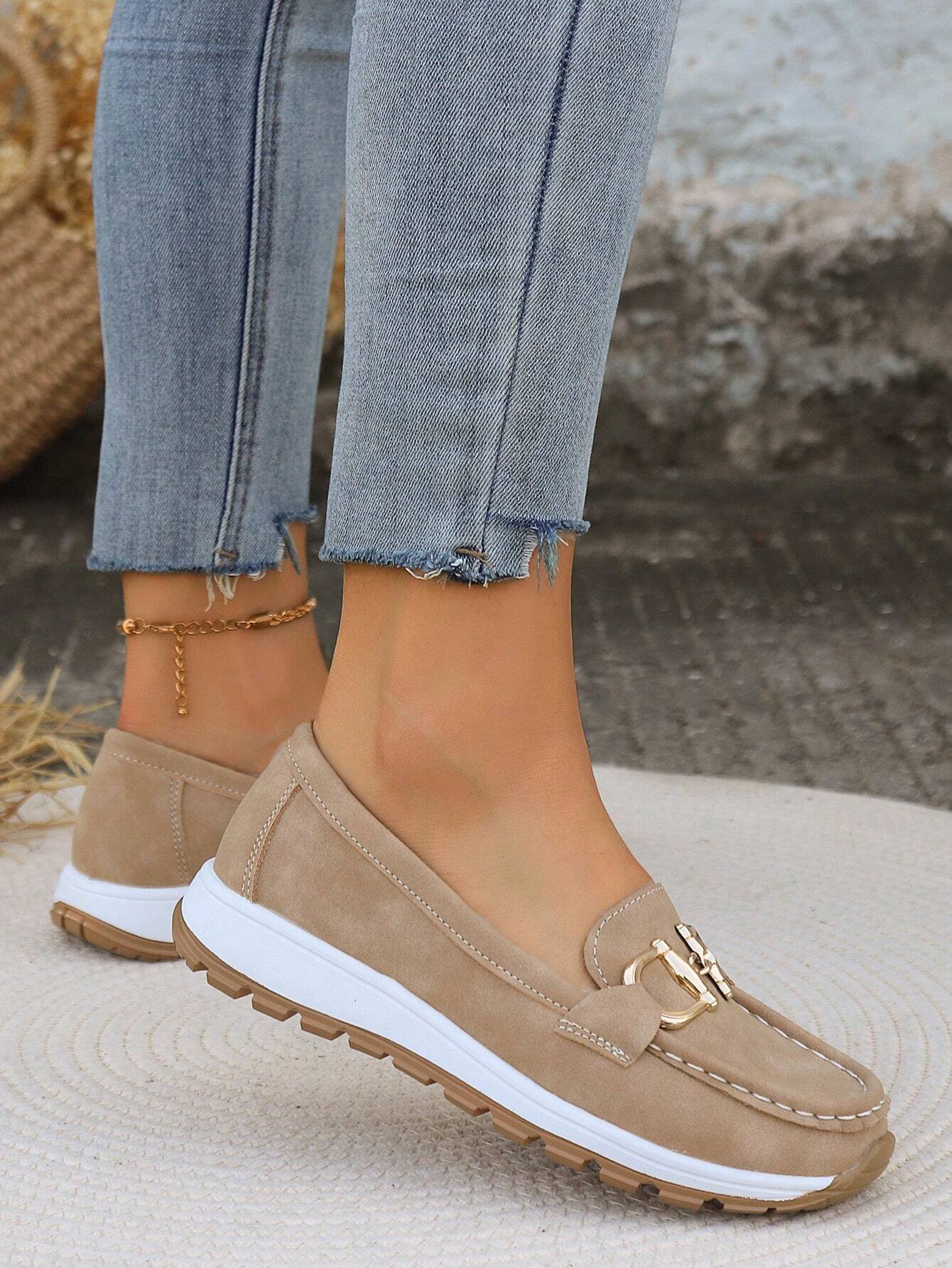 Freya | Flat Buckle Loafers