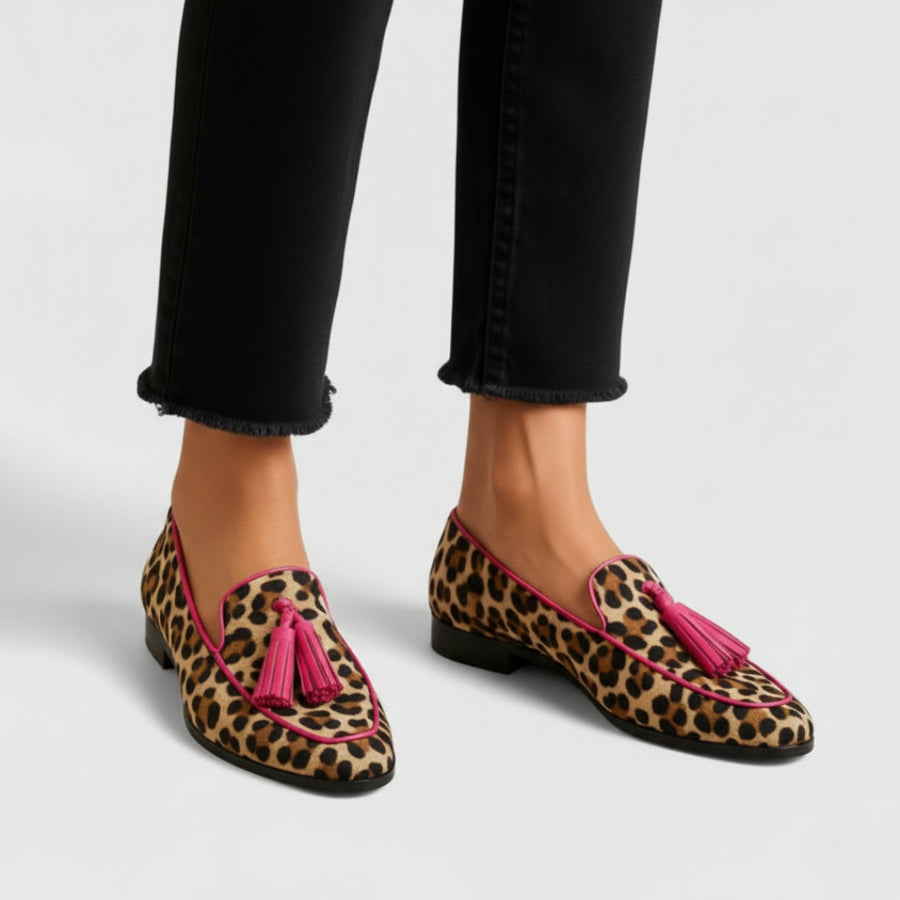 Sadie | Supportive Animal-Print Loafers