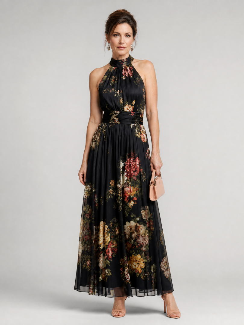 Thea | Floral Midi Dress