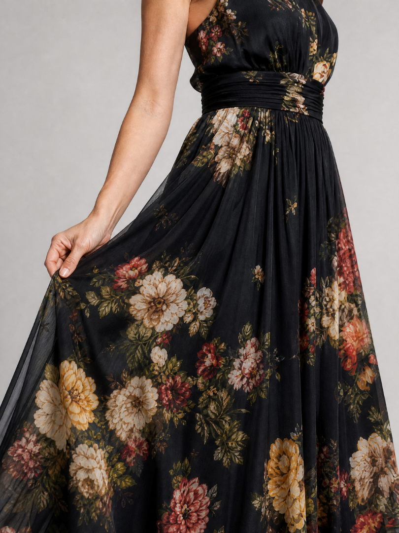 Thea | Floral Midi Dress