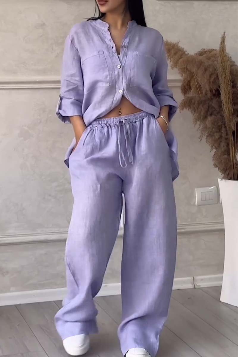 Lilly | Soft Cotton-Linen Two-Piece Set