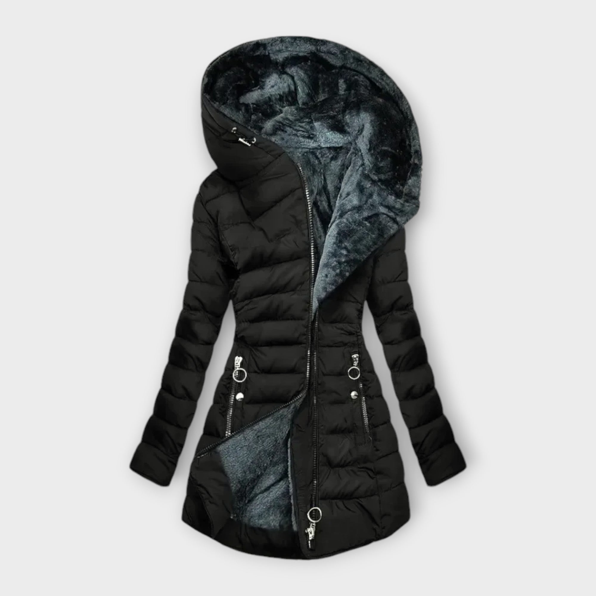Kori | Cozy Faux Fur-Lined Coat