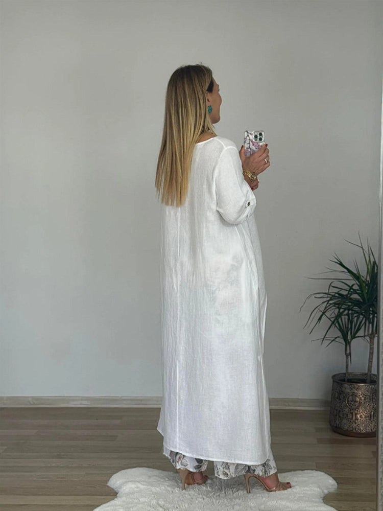 Marie | Casual Cotton and Linen Set