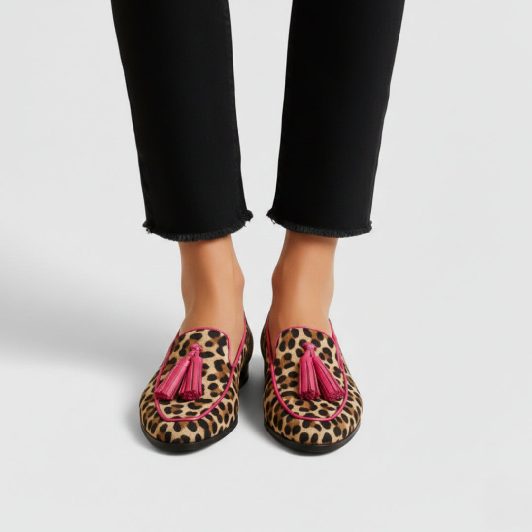 Sadie | Supportive Animal-Print Loafers