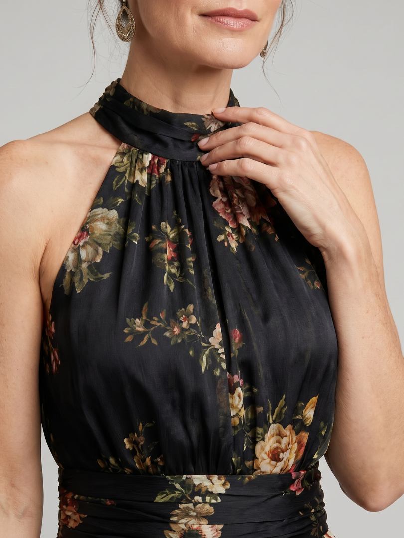 Thea | Floral Midi Dress