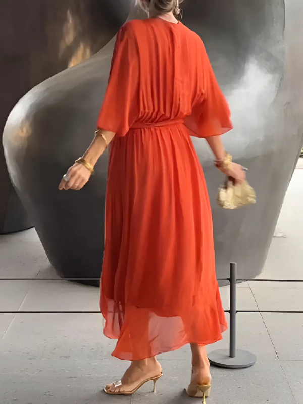 Astrid | Timeless Wrap Midi Dress