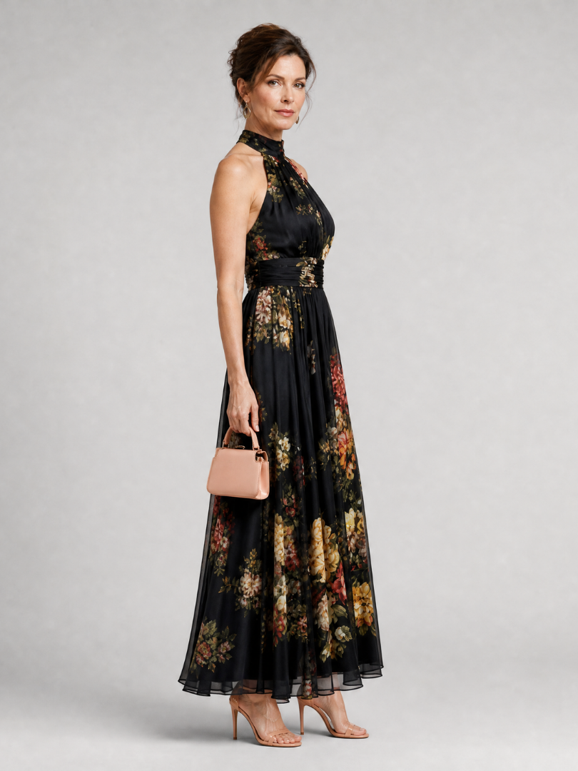 Thea | Floral Midi Dress