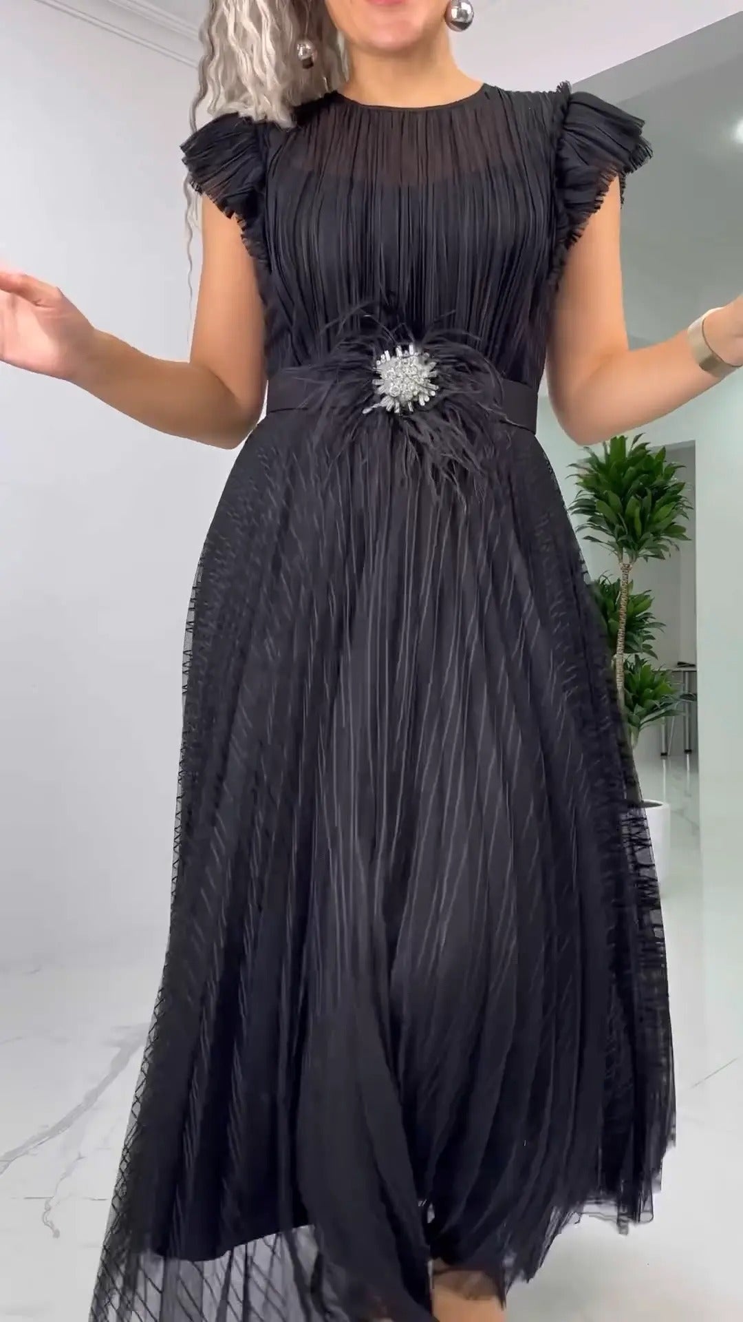 Lena | Chiffon Dress