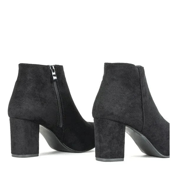 Josephine | Suede Block-Heel Ankle Boots