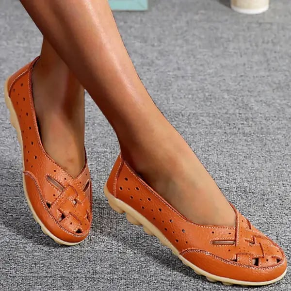Rita | Breathable Leather Moccasins