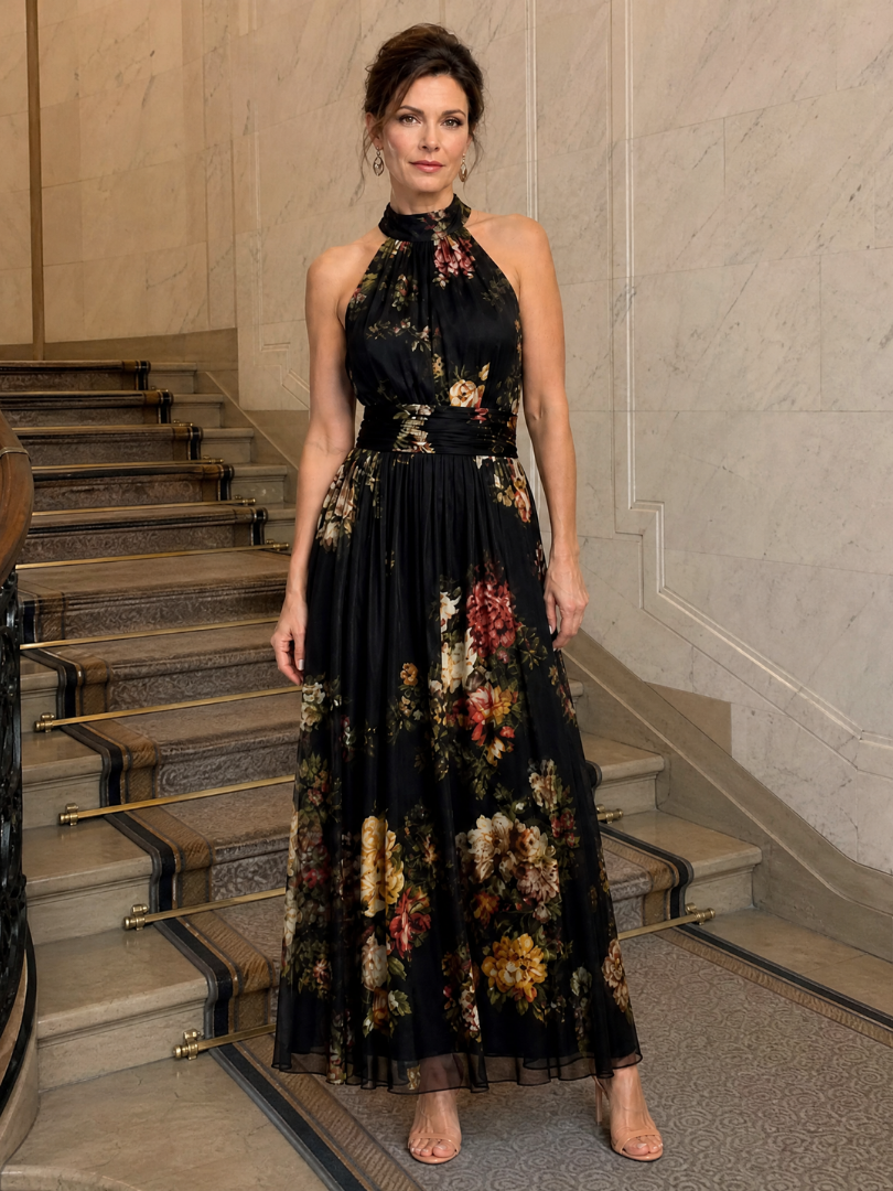 Thea | Floral Midi Dress