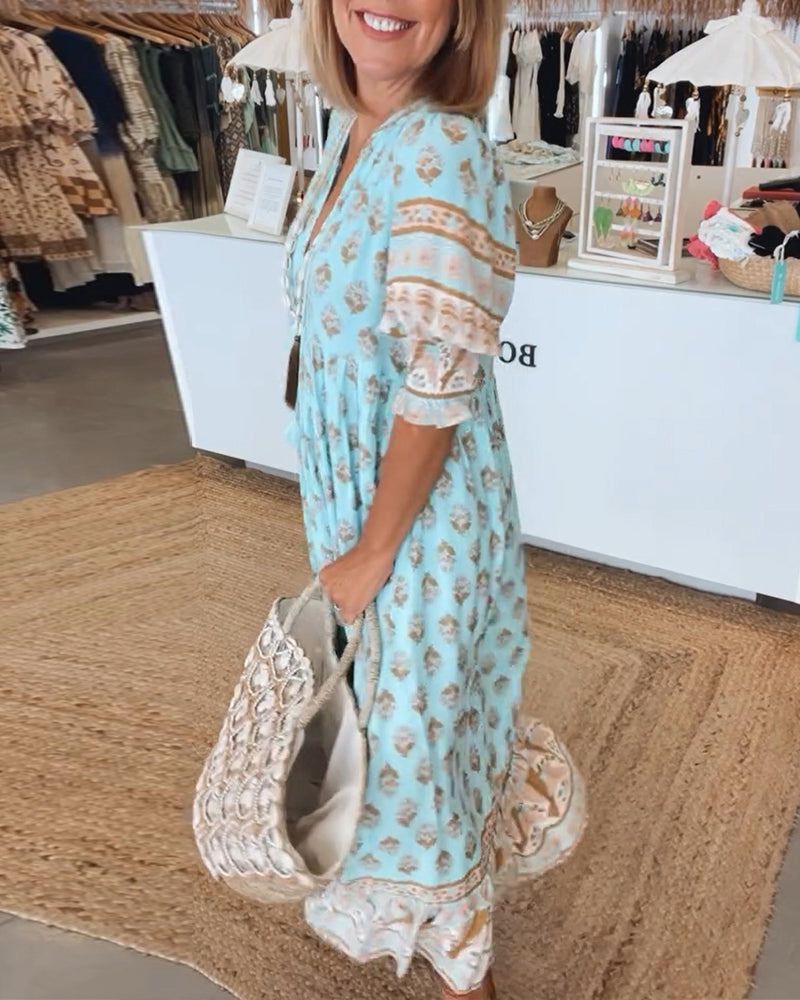 Alma | Patterned Dress