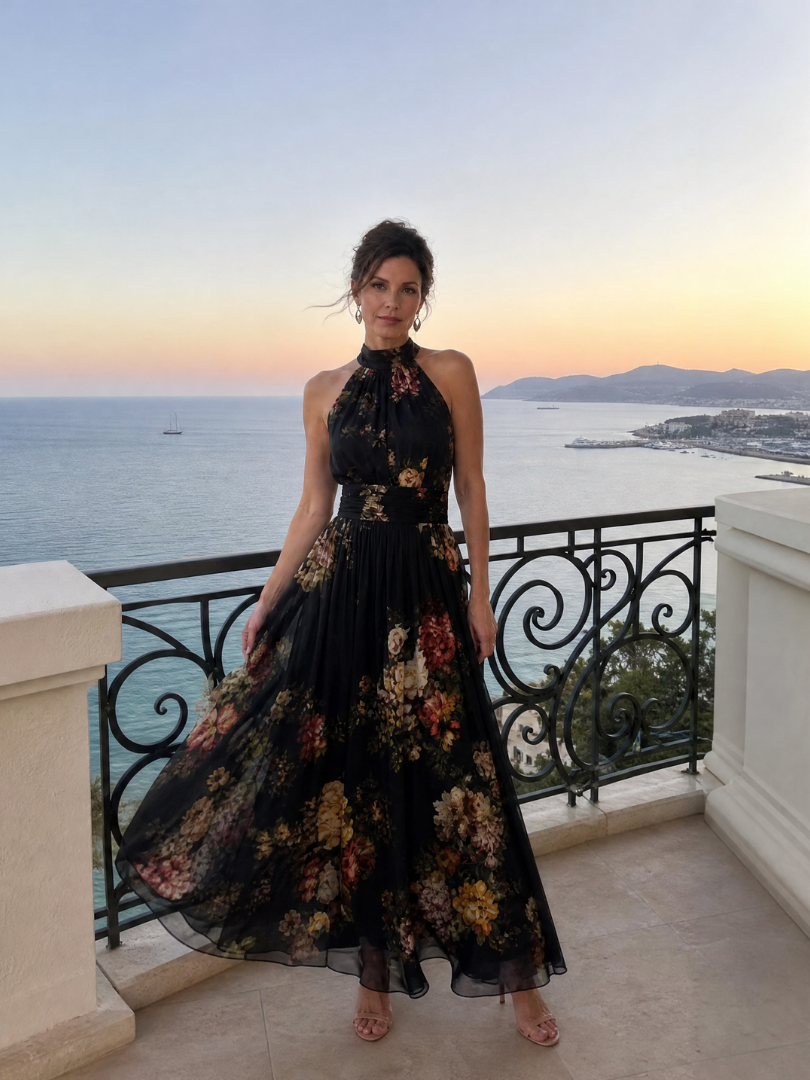 Thea | Floral Midi Dress