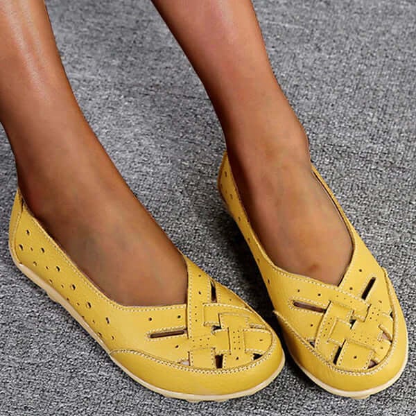 Rita | Breathable Leather Moccasins