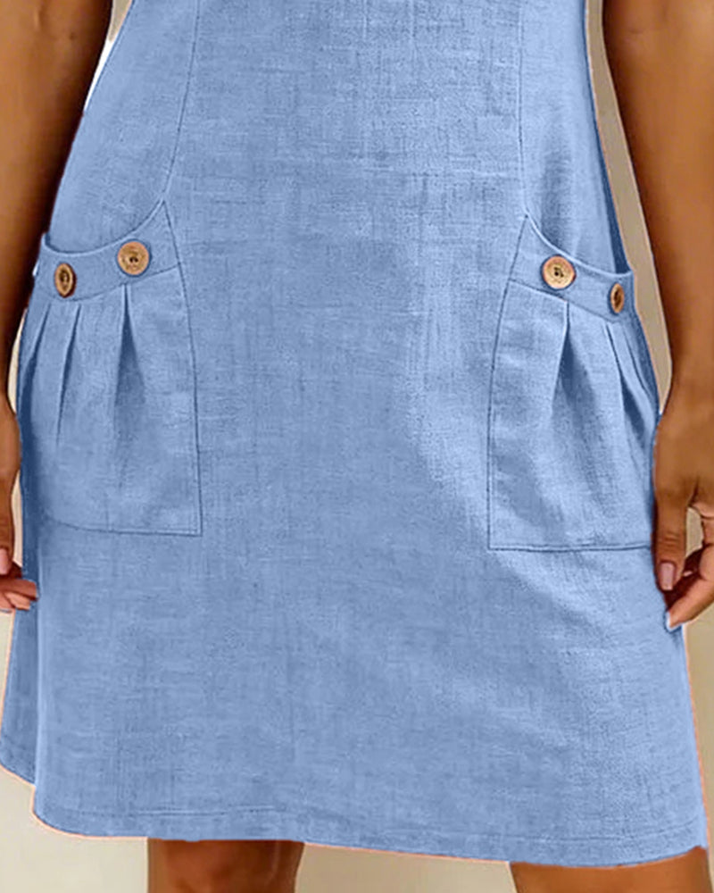 Leliana | Elegant Cotton-Linen Dress