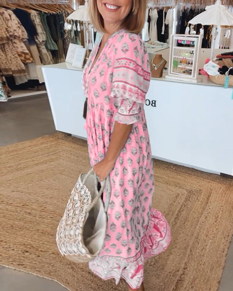 Alma | Patterned Dress