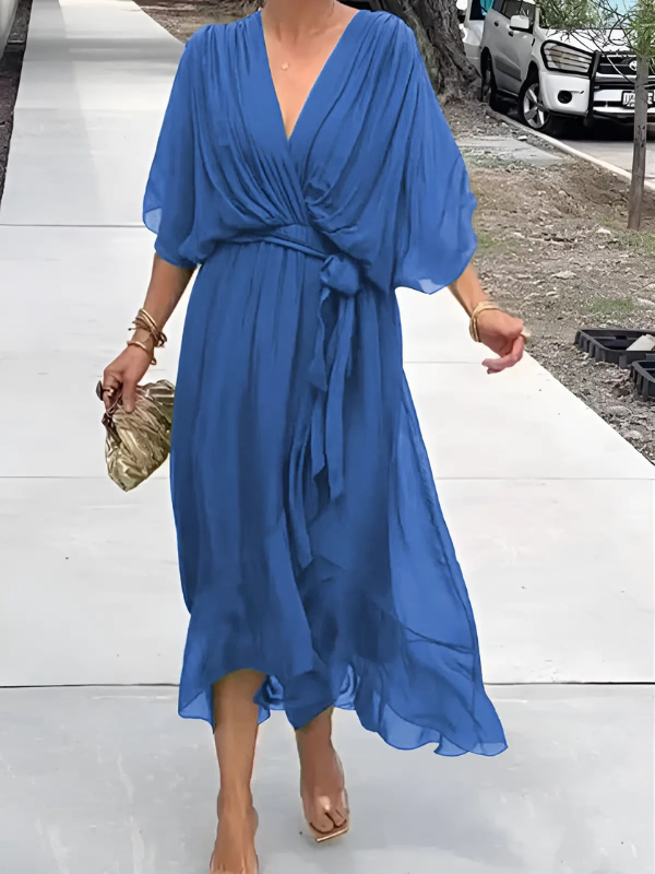 Astrid | Timeless Wrap Midi Dress