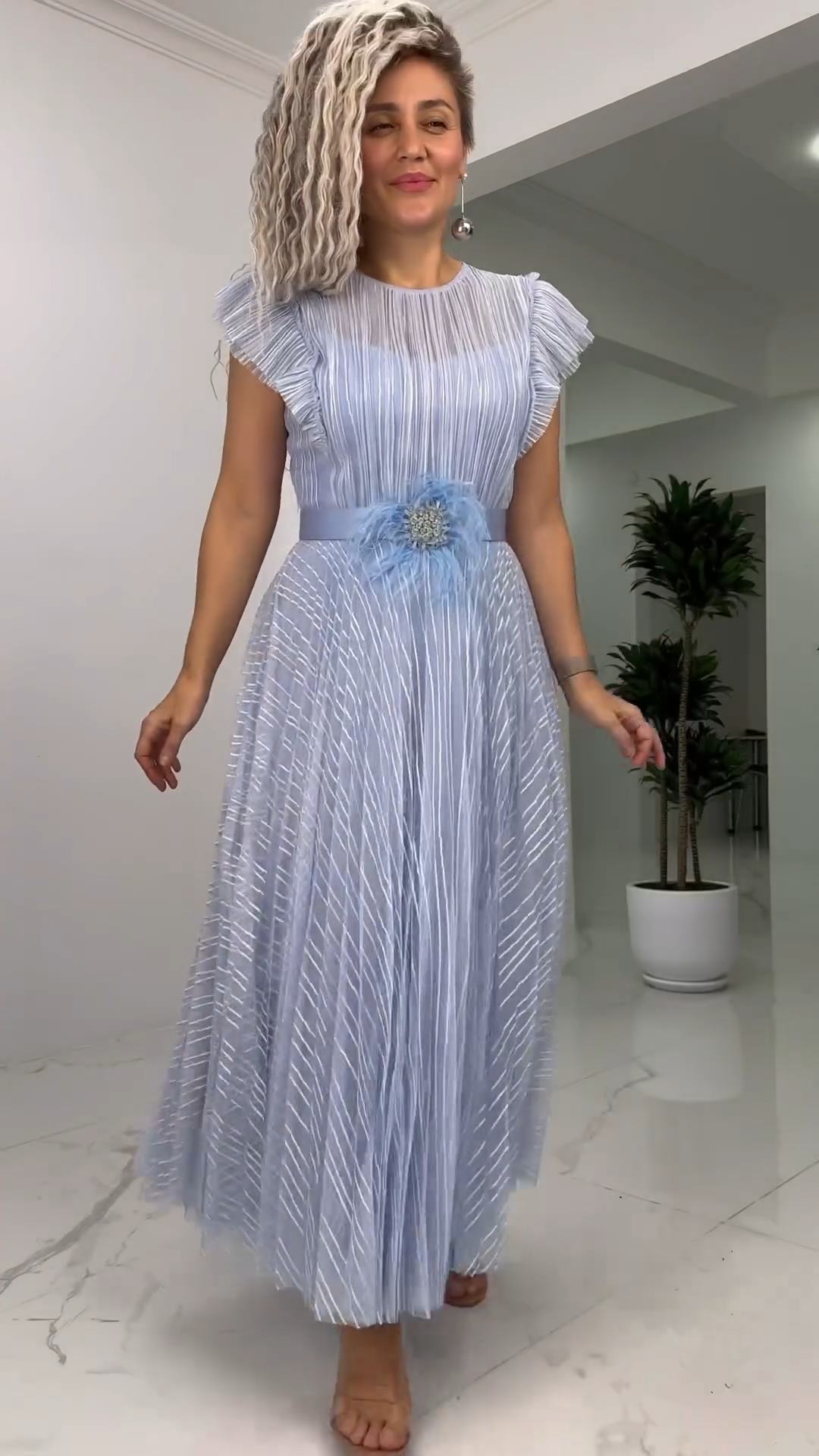 Lena | Chiffon Dress