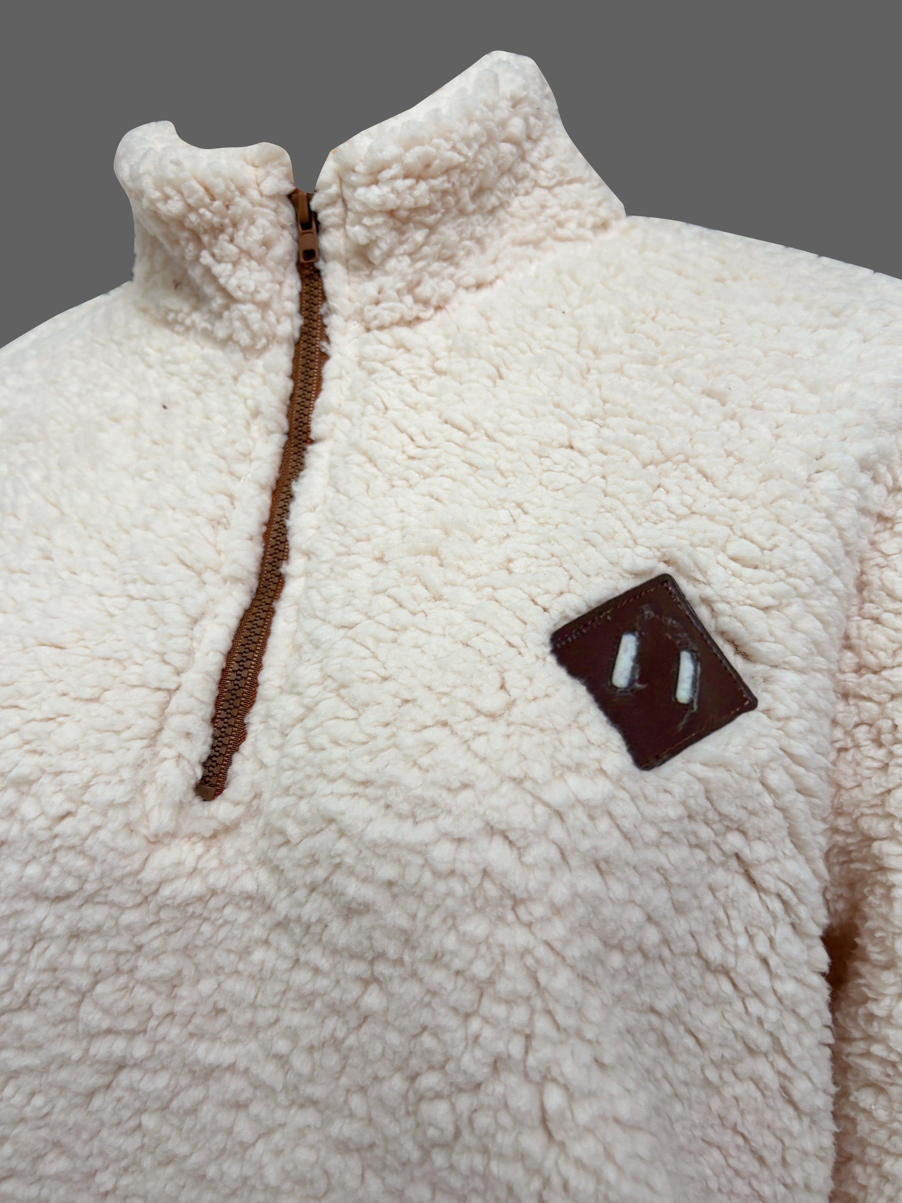Lily | Patch Quarter Zip Pullover