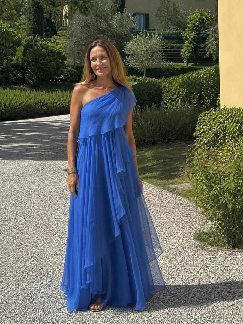 Florence | One-Shoulder Ruffle Dress