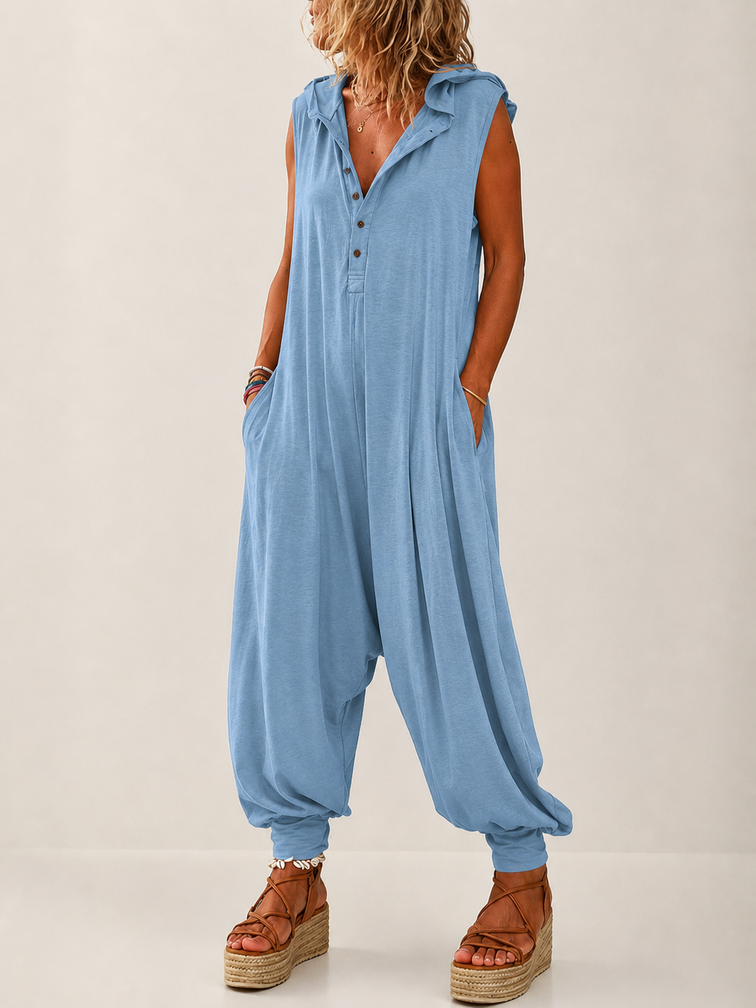 Tilly | Casual Hooded Jumpsuit