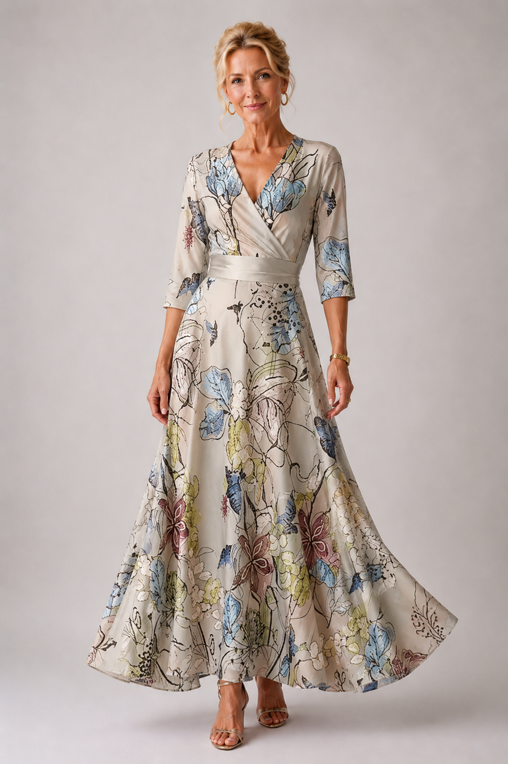 Genevieve | Belted Floral Dress