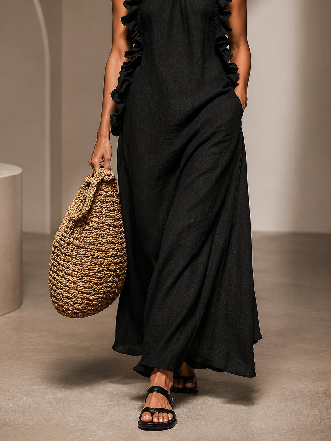 Dorothy | Pocketed Maxi Dress