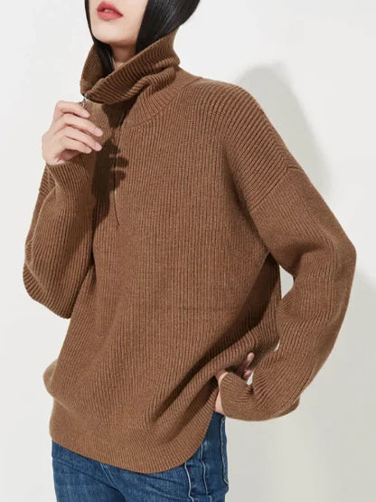 Ava | Zipper Sweater