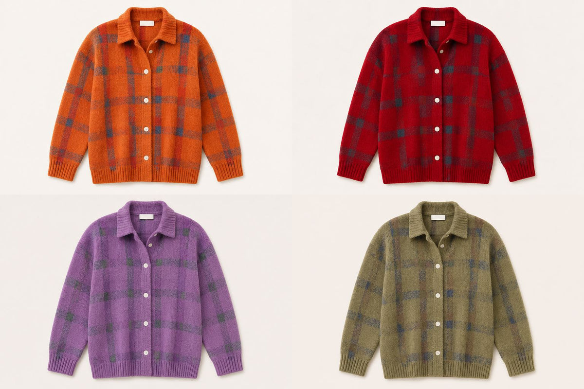 Corinne | Plaid Cardigan
