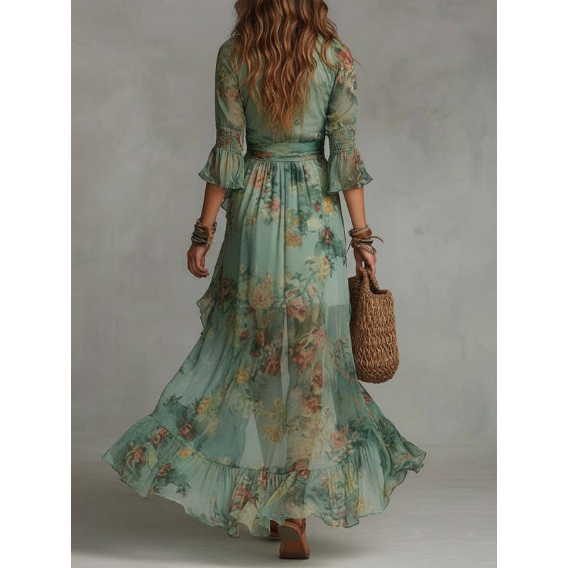 Sonia | Watercolour Floral Dress