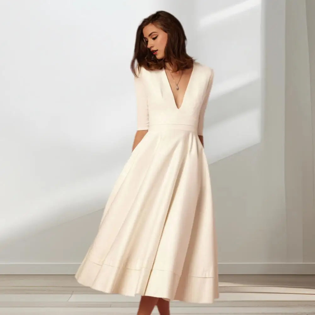 Rebekka | Feminine Midi Dress