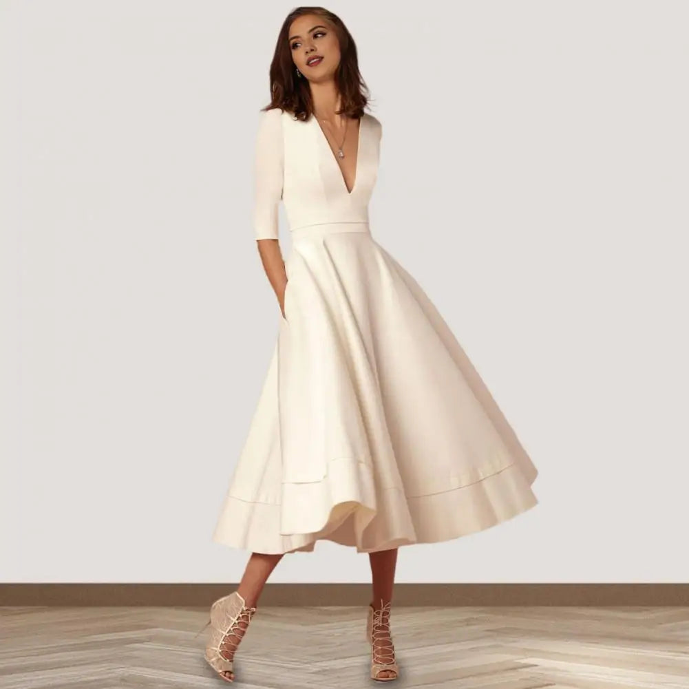 Rebekka | Feminine Midi Dress