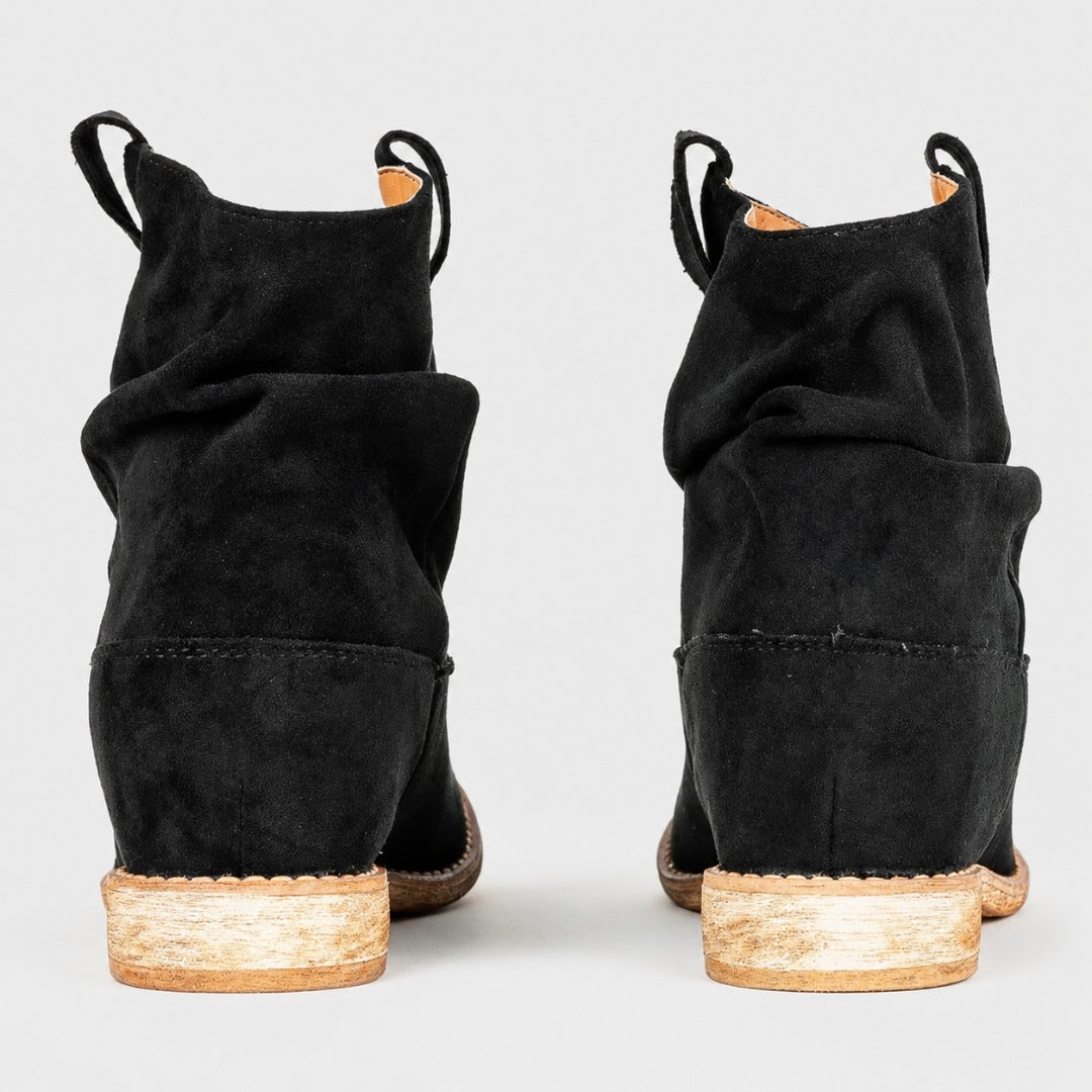 Millie | Suede Cowboy Ankle Boots