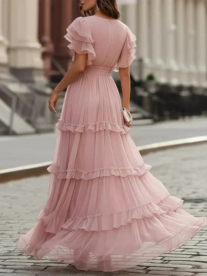 Severine | Layered Ruffle Dress