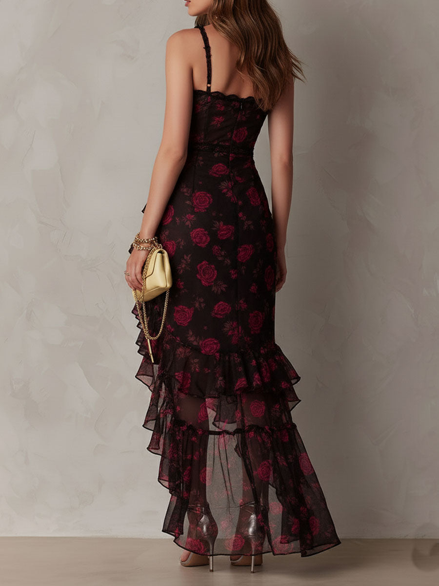 Rosalind | Ruffled Floral Dress