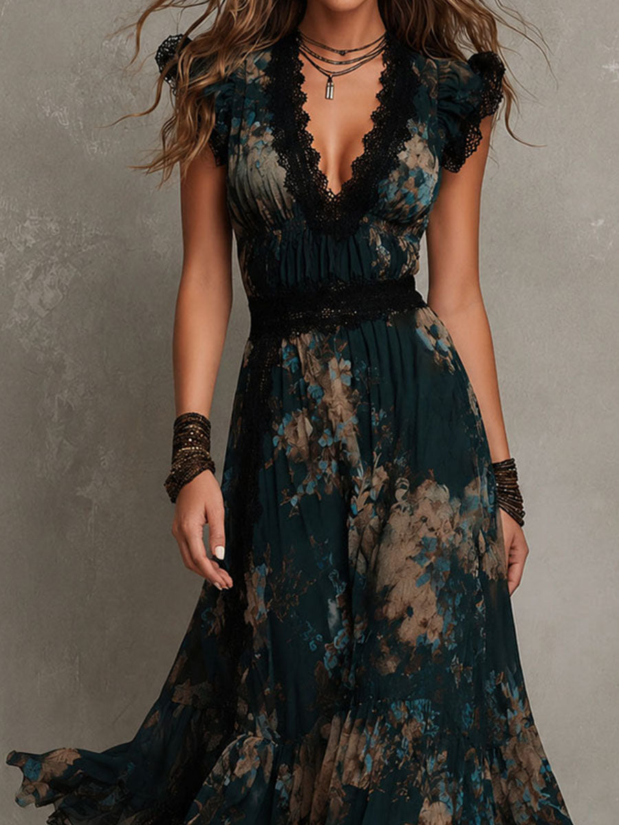 Agatha | Floral Maxi Dress