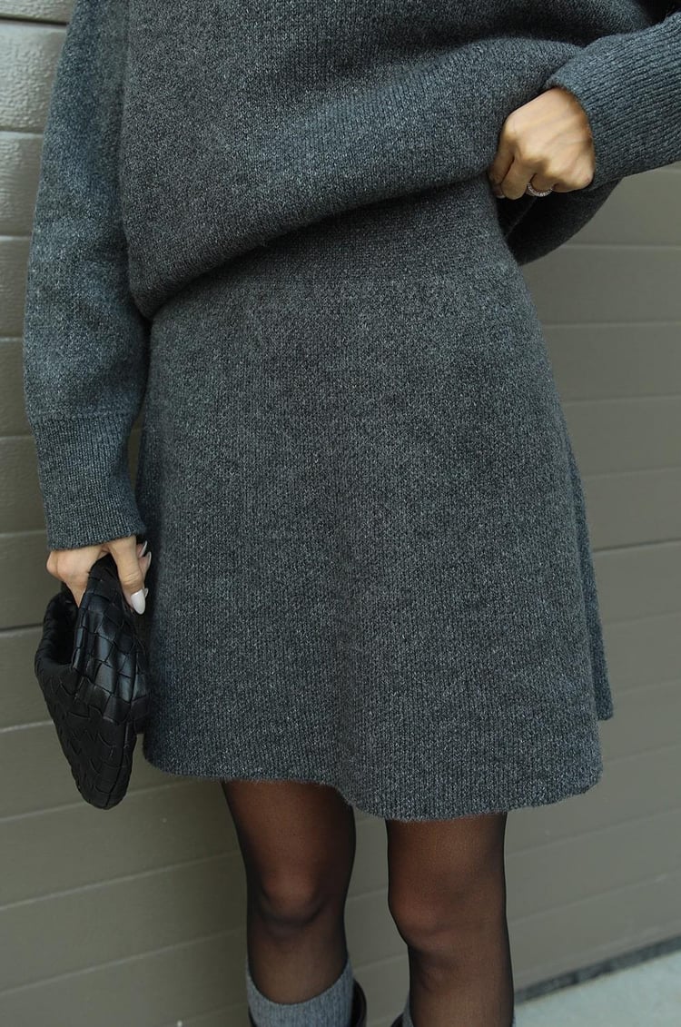 Helena | Knitted Skirt Set