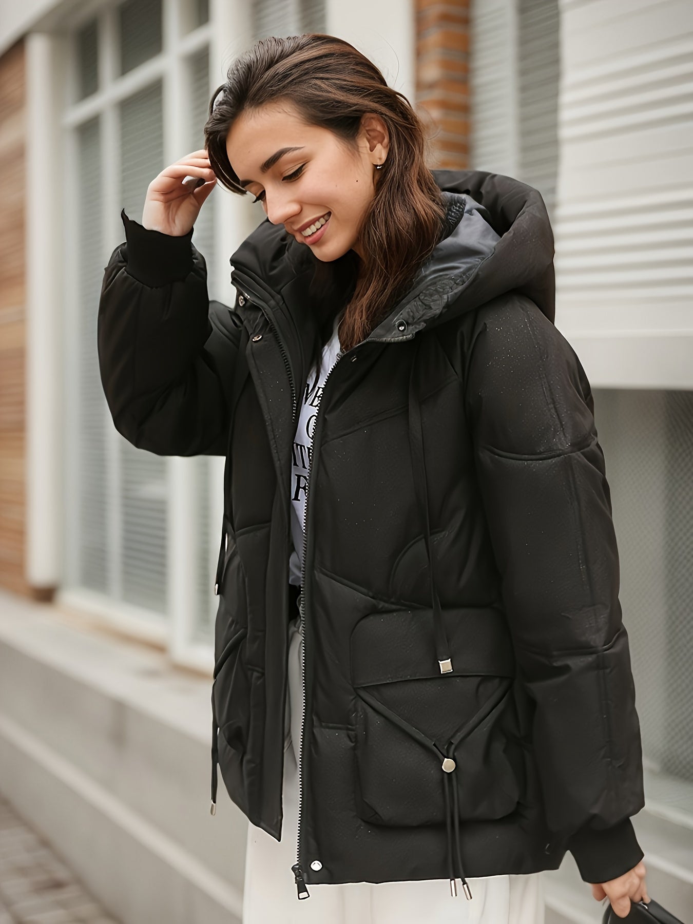 Simona | Casual Long Sleeve Coat