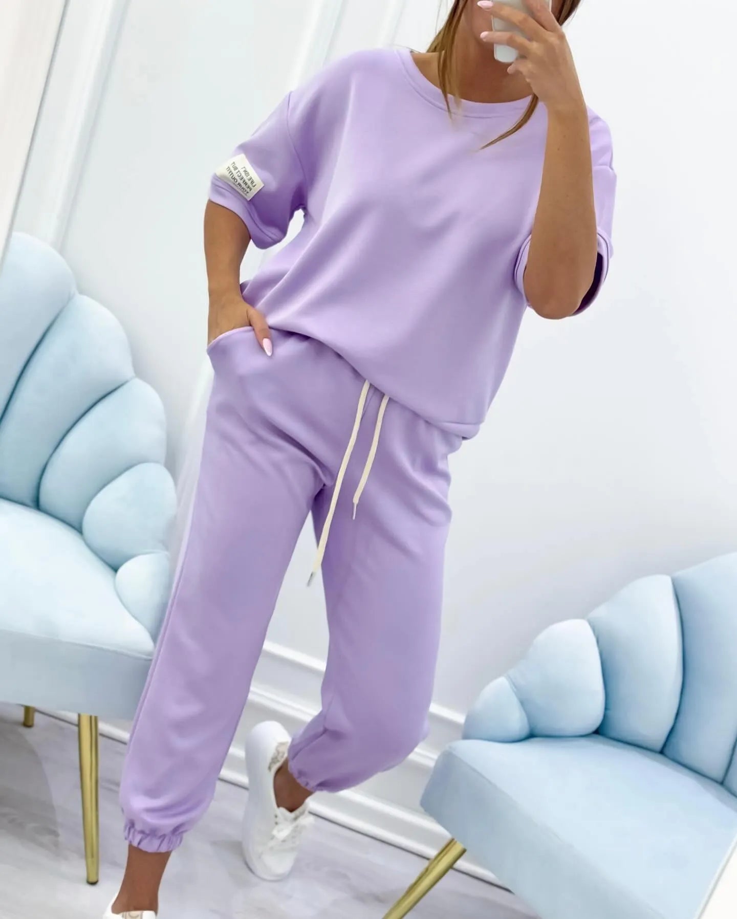 Daisy | Loose Top & Ankle Trouser Set