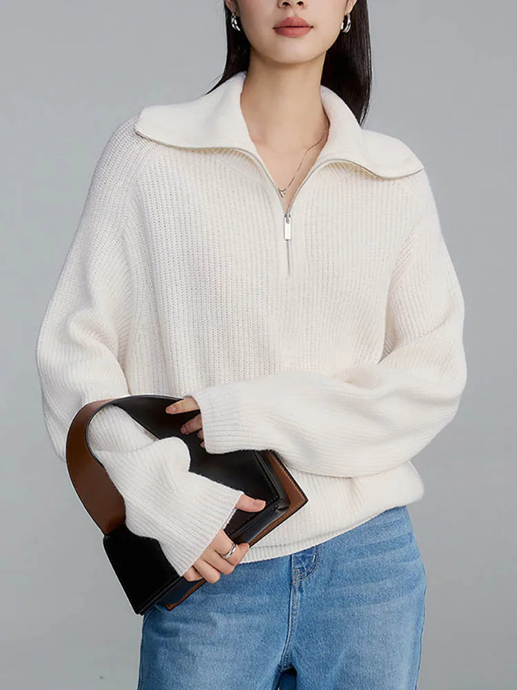 Ava | Zipper Sweater
