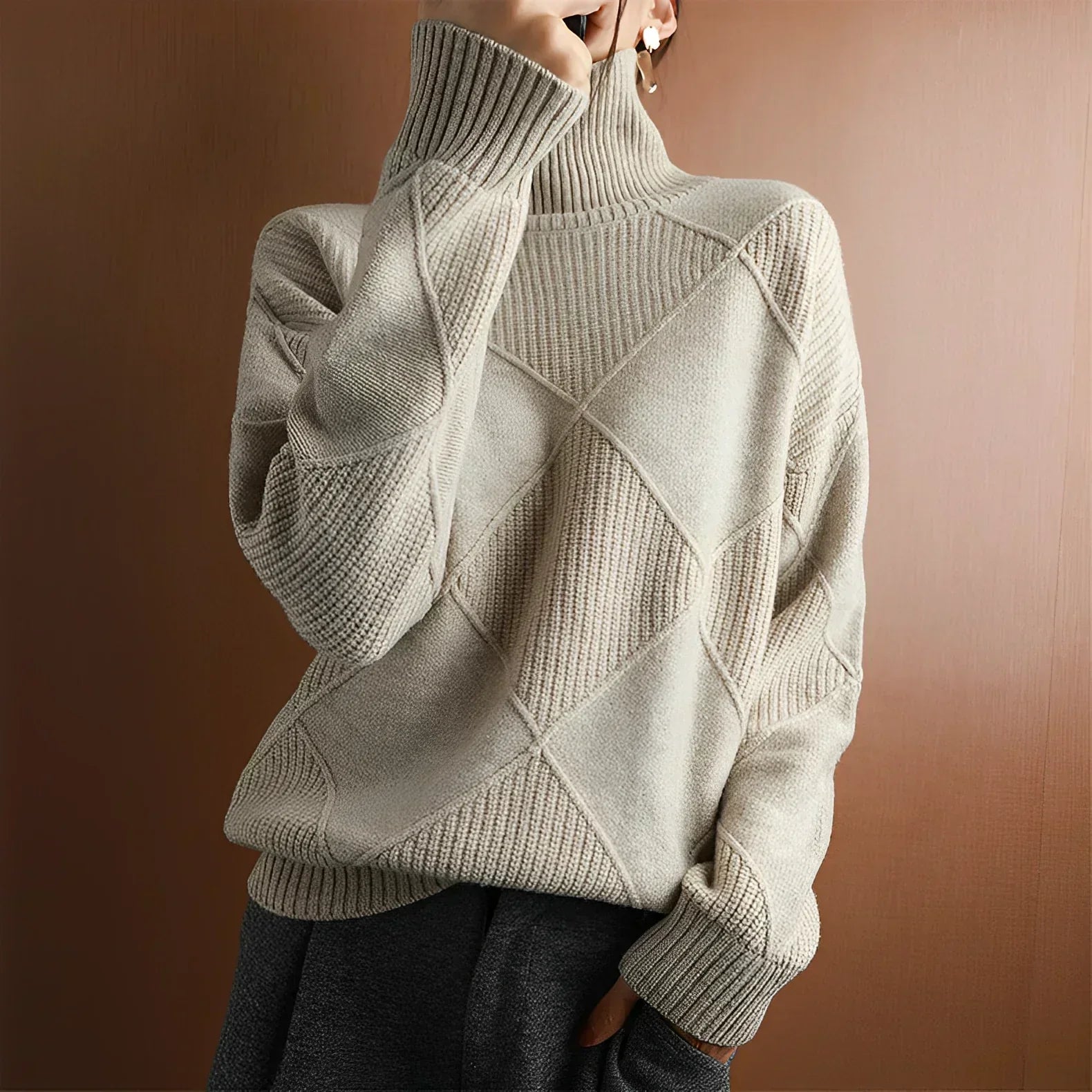 Dahlia | Cozy Lotus Sweater