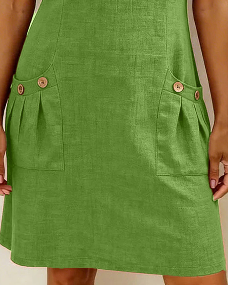 Leliana | Elegant Cotton-Linen Dress