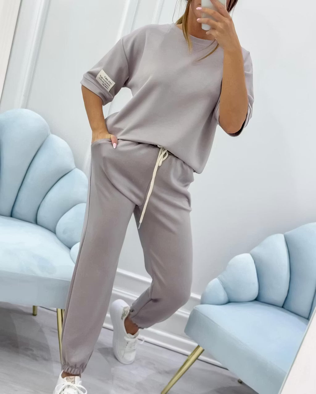 Daisy | Loose Top & Ankle Trouser Set