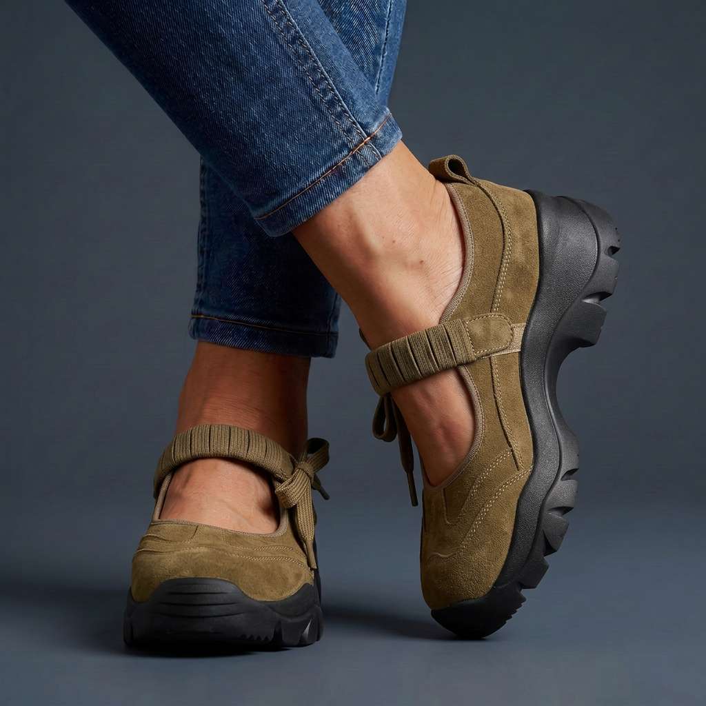 Veronica | Cushioned Adjustable Loafers