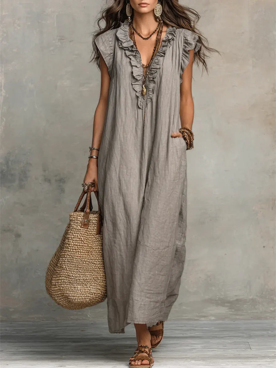 Cecilia | Elegant Summer Maxi Dress