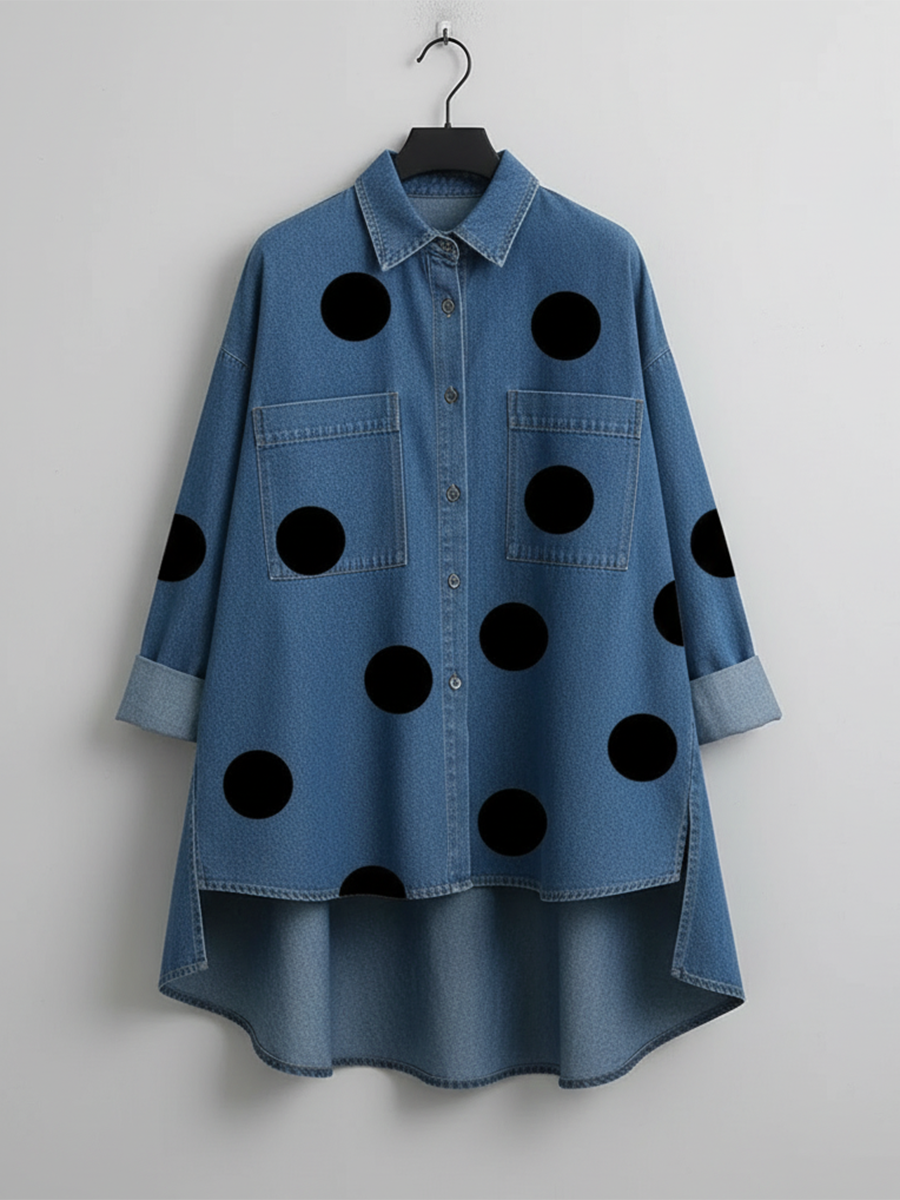 Peggy™ — Polka Dot Overshirt
