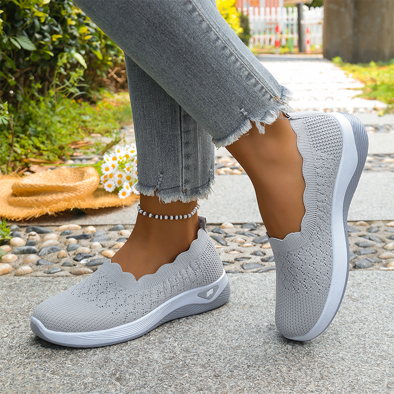 Livia | Cushioned Mesh Walking Shoes