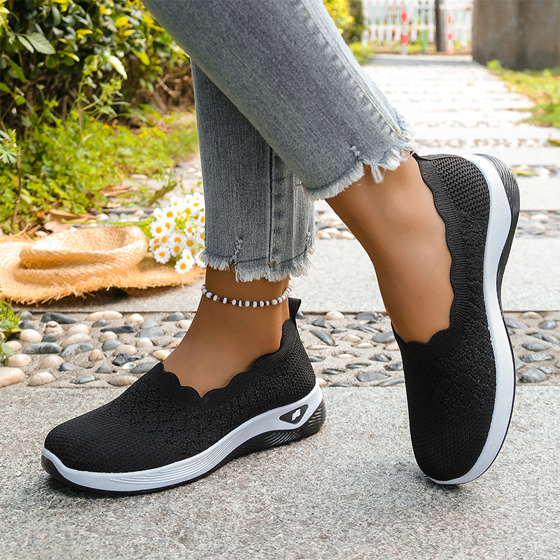 Livia | Cushioned Mesh Walking Shoes